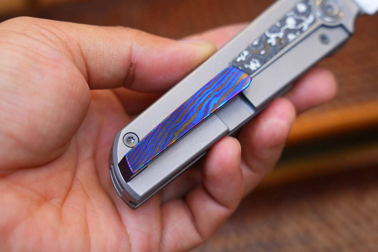 Customer Return: Titanium Chopsticks — ZDP-189 3-Layer Steel