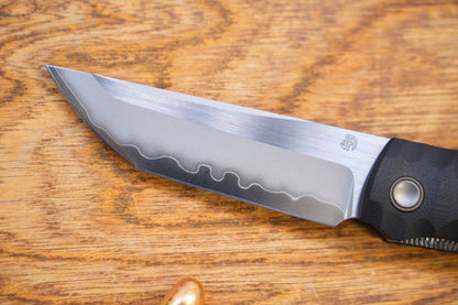 2411-BK Kick Stop Chop Plus black Hidden flipper Japanese style tactical tanto folding knife