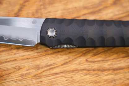 2411-BK Kick Stop Chop Plus black Hidden flipper Japanese style tactical tanto folding knife