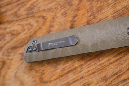 2411-BR Kick Stop Chop Plus coffee Hidden flipper Japanese style tactical tanto folding knife