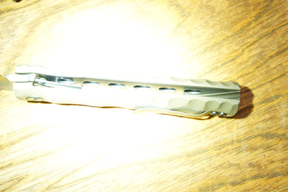 2411-BR Kick Stop Chop Plus coffee Hidden flipper Japanese style tactical tanto folding knife