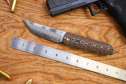 2411-BKSK Kick Stop Chop Plus Hidden flipper Japanese style tactical tanto folding knife