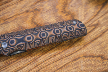 2411-BKSK Kick Stop Chop Plus Hidden flipper Japanese style tactical tanto folding knife