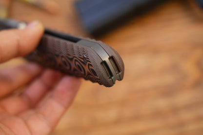 2411-BKSK Kick Stop Chop Plus Hidden flipper Japanese style tactical tanto folding knife