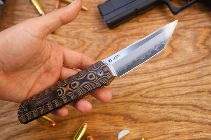 2411-BKSK Kick Stop Chop Plus Hidden flipper Japanese style tactical tanto folding knife