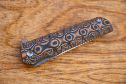 2411-BKSK Kick Stop Chop Plus Hidden flipper Japanese style tactical tanto folding knife