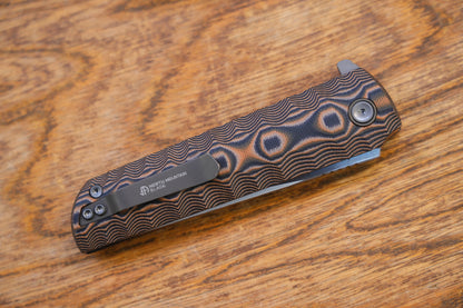 2411-BKSK Kick Stop Chop Plus Hidden flipper Japanese style tactical tanto folding knife