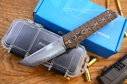 2411-BKSK Kick Stop Chop Plus Hidden flipper Japanese style tactical tanto folding knife