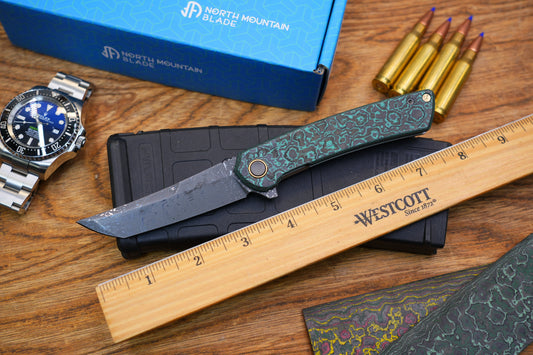 【ZERO】VegasForge AMERICAN MADE DAMASCUS STEEL