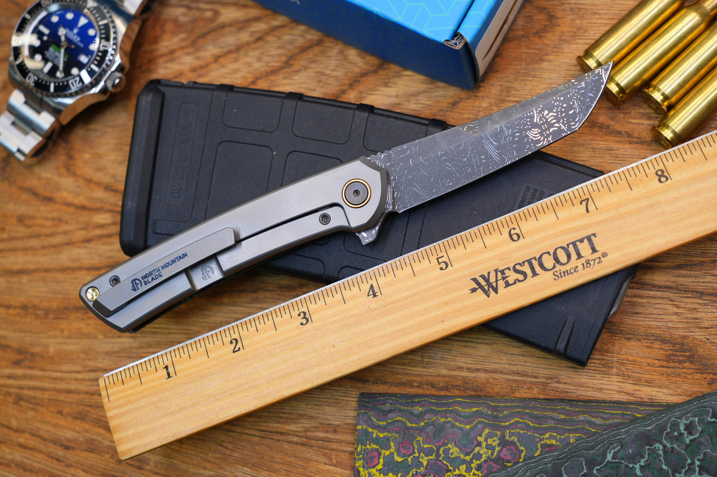 【ZERO】VegasForge AMERICAN MADE DAMASCUS STEEL