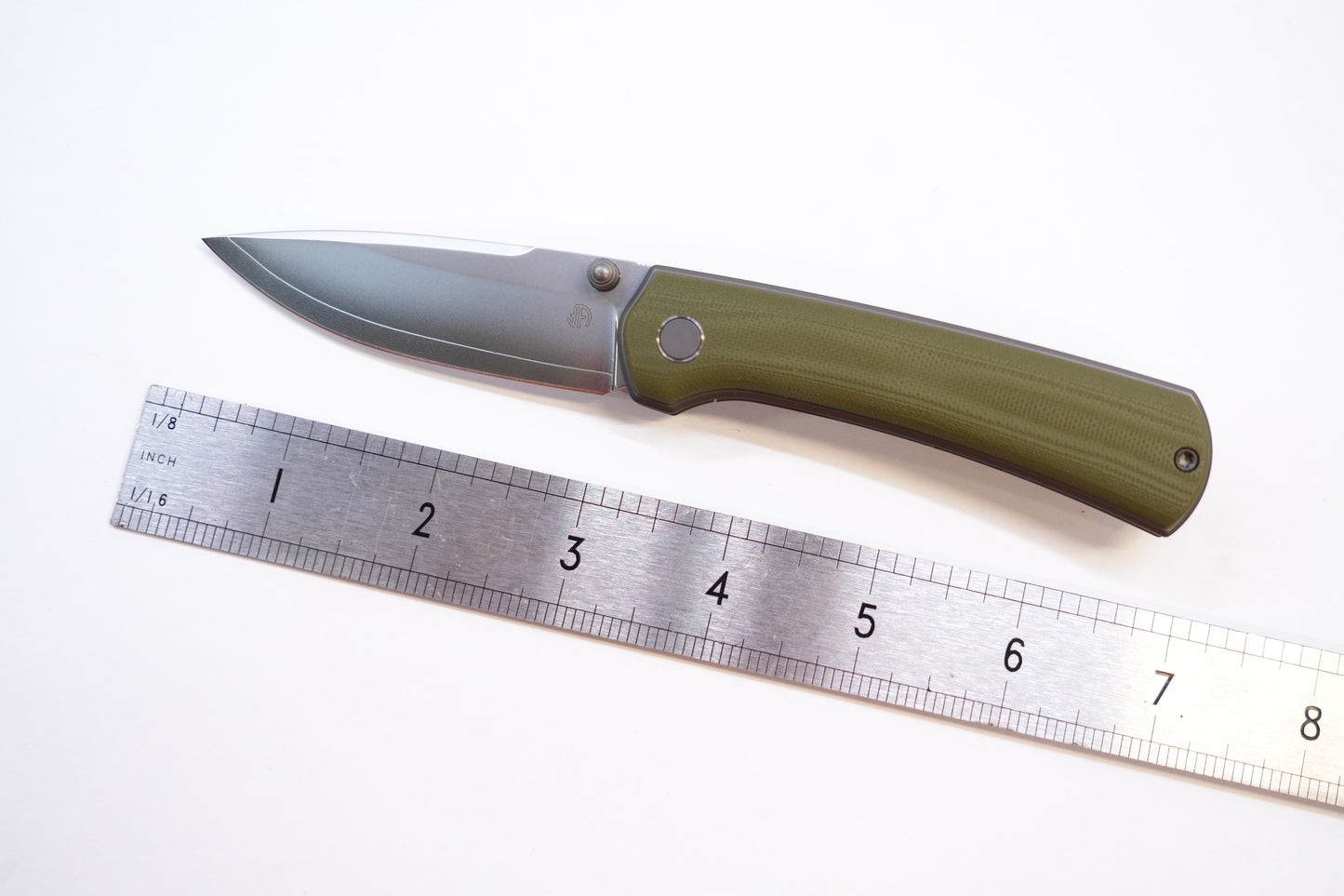 new "Ultra" G10 Green Sleek Modern Mini Pocket Knife Quick-Open Design