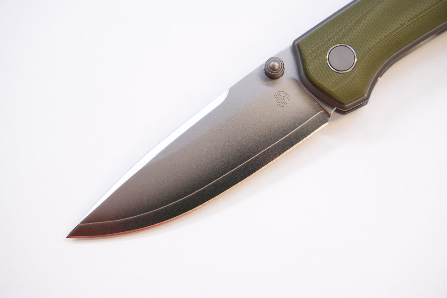 new "Ultra" G10 Green Sleek Modern Mini Pocket Knife Quick-Open Design