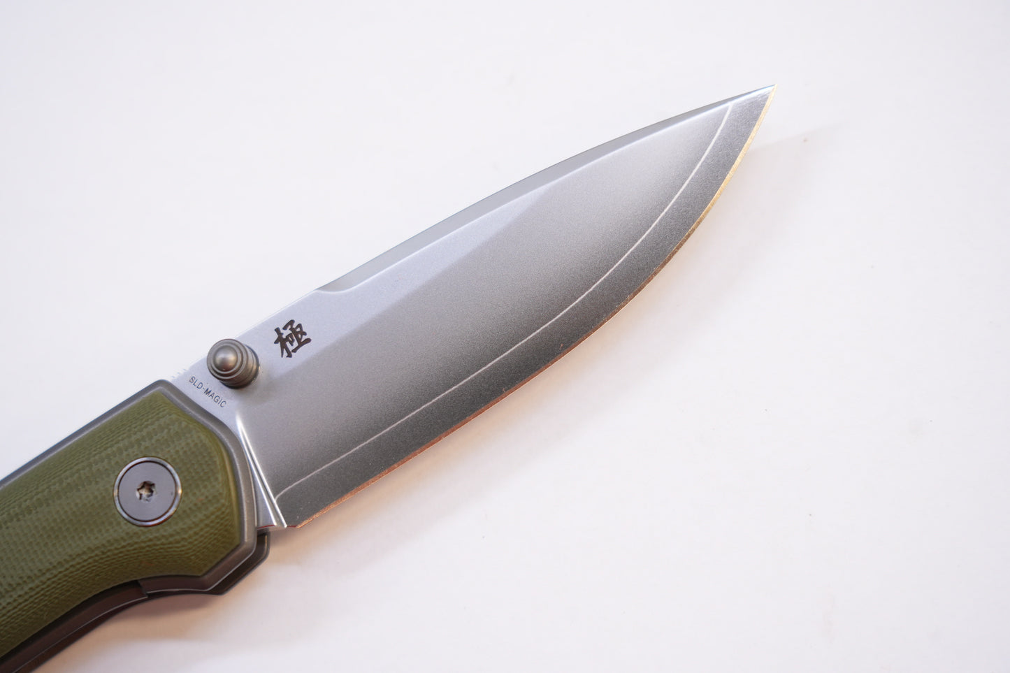 new "Ultra" G10 Green Sleek Modern Mini Pocket Knife Quick-Open Design