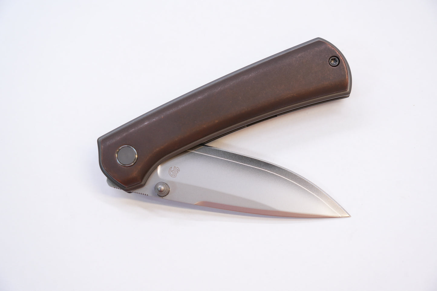 new "Ultra" Copper Sleek Modern Mini Pocket Knife Quick-Open Design