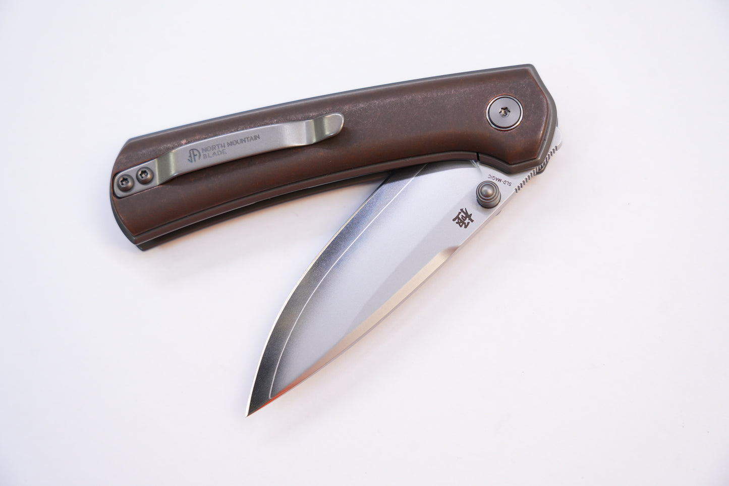 new "Ultra" Copper Sleek Modern Mini Pocket Knife Quick-Open Design