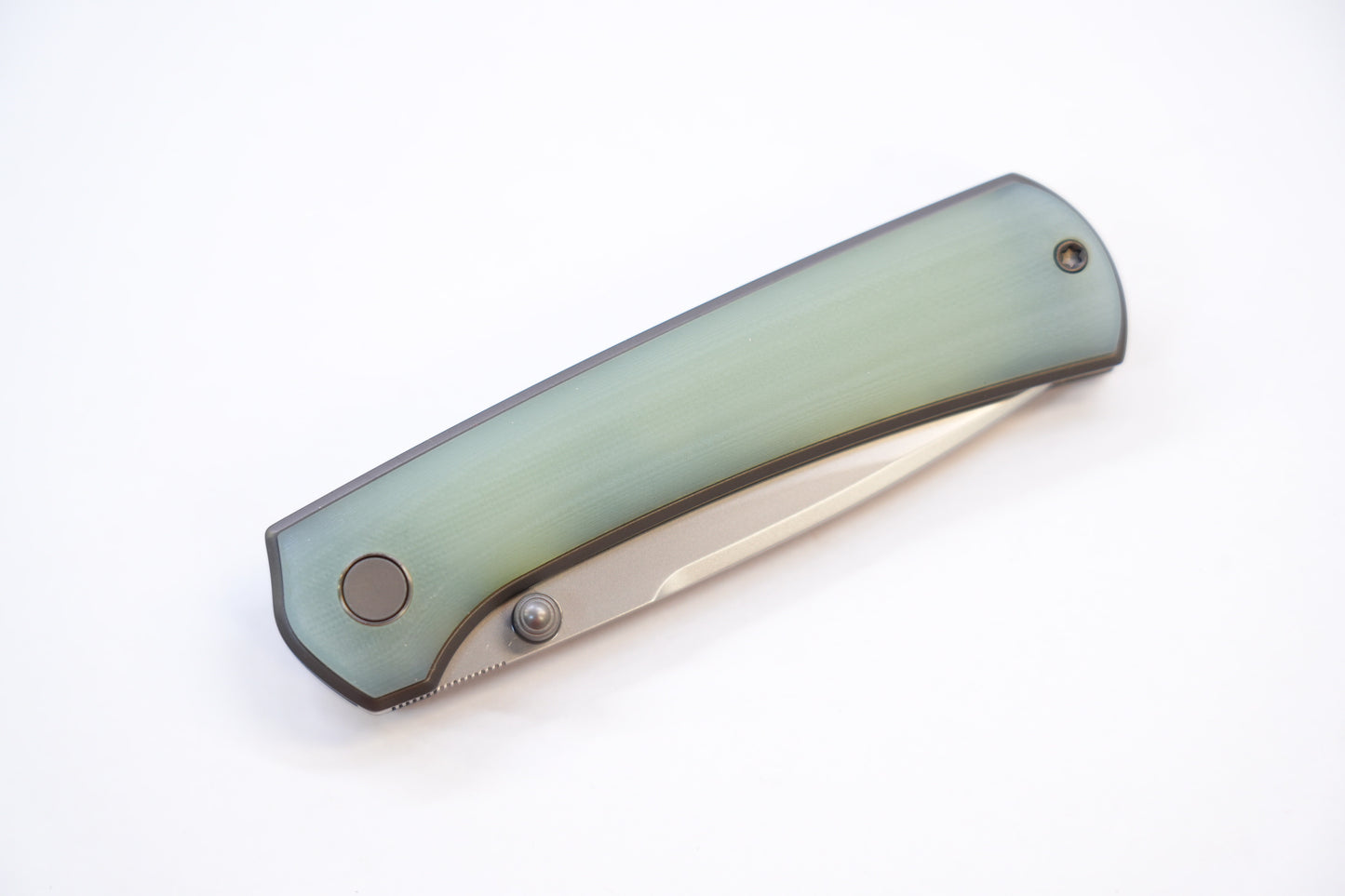 new "Ultra" G10 Natural Sleek Modern Mini Pocket Knife Quick-Open Design