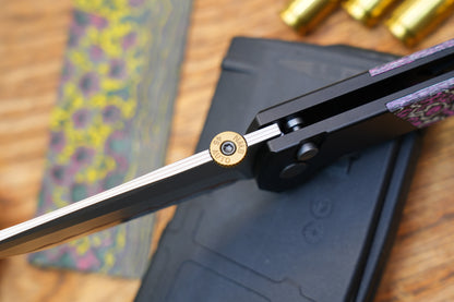 2407-GlowCF-PK-5 Custom Ceramic CF Five-layer forged blade