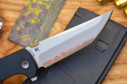 2407-GlowCF-PK-5 Custom Ceramic CF Five-layer forged blade