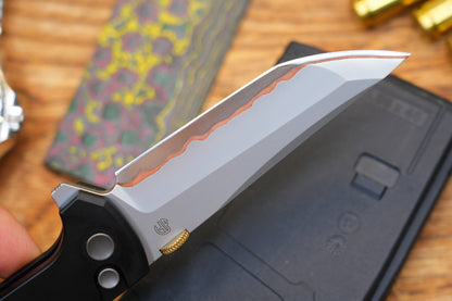2407-GlowCF-PK-5 Custom Ceramic CF Five-layer forged blade