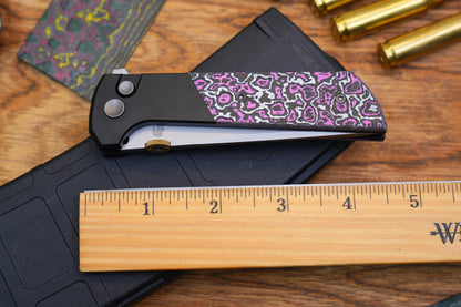 2407-GlowCF-PK-5 Custom Ceramic CF Five-layer forged blade