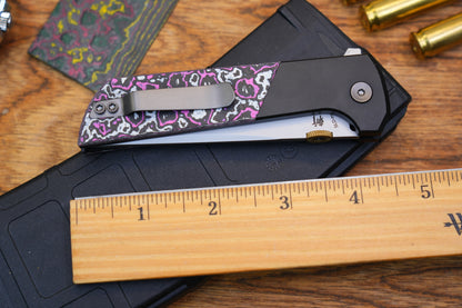 2407-GlowCF-PK-5 Custom Ceramic CF Five-layer forged blade