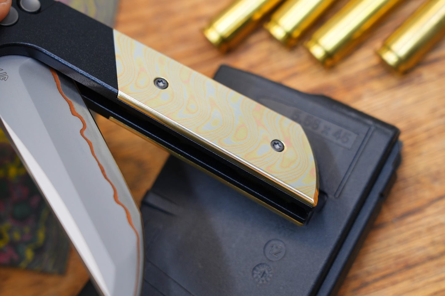 2407-CUDM-5 Copper Damascus Edition Mirror-polished