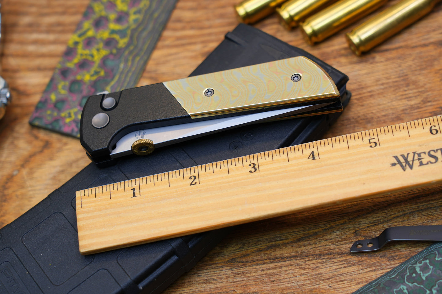 2407-CUDM-5 Copper Damascus Edition Mirror-polished