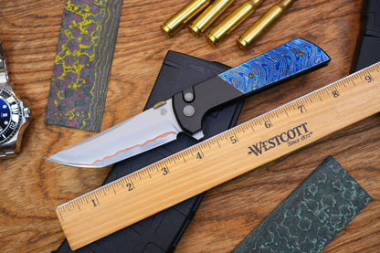 2407-ZRDM-5 Zirconium & Titanium Damascus Edition
