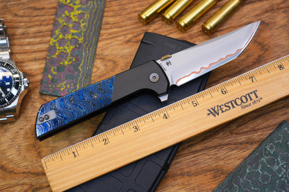 2407-ZRDM-5 Zirconium & Titanium Damascus Edition