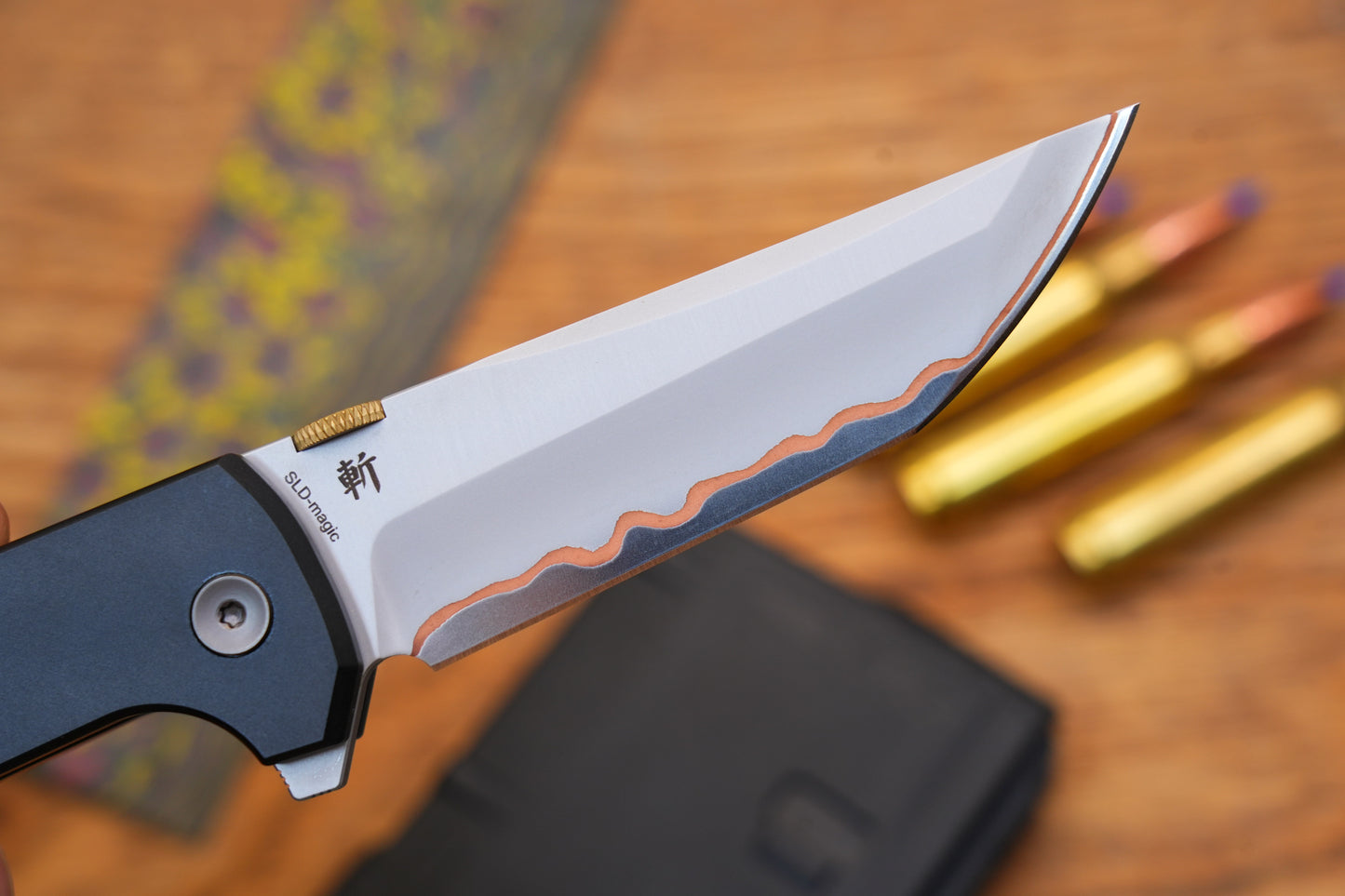 2407-ZRDM-5 Zirconium & Titanium Damascus Edition