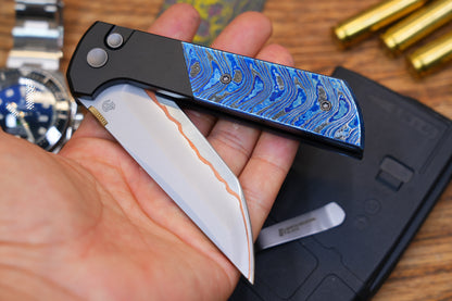 2407-ZRDM-5 Zirconium & Titanium Damascus Edition