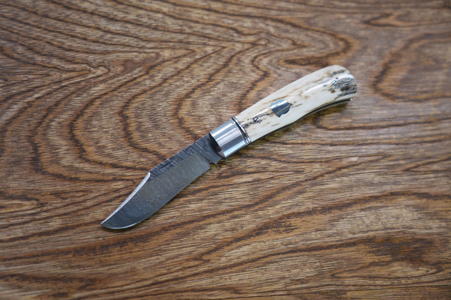 North Mountain Lanny Mammoth Damascus Pocket Knife