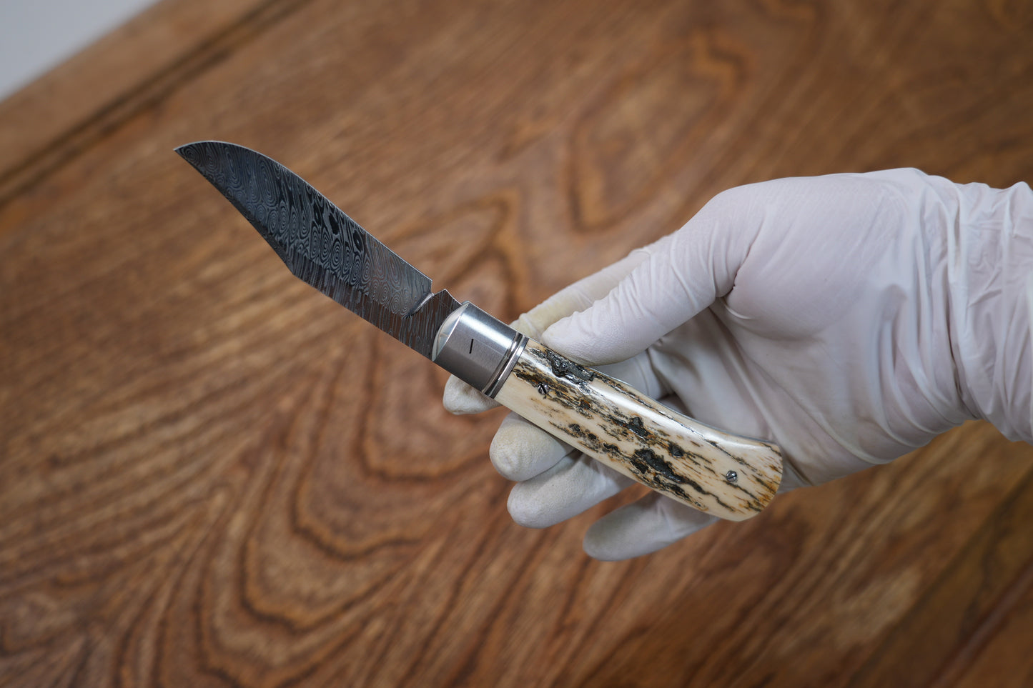 North Mountain Lanny Mammoth Damascus Pocket Knife