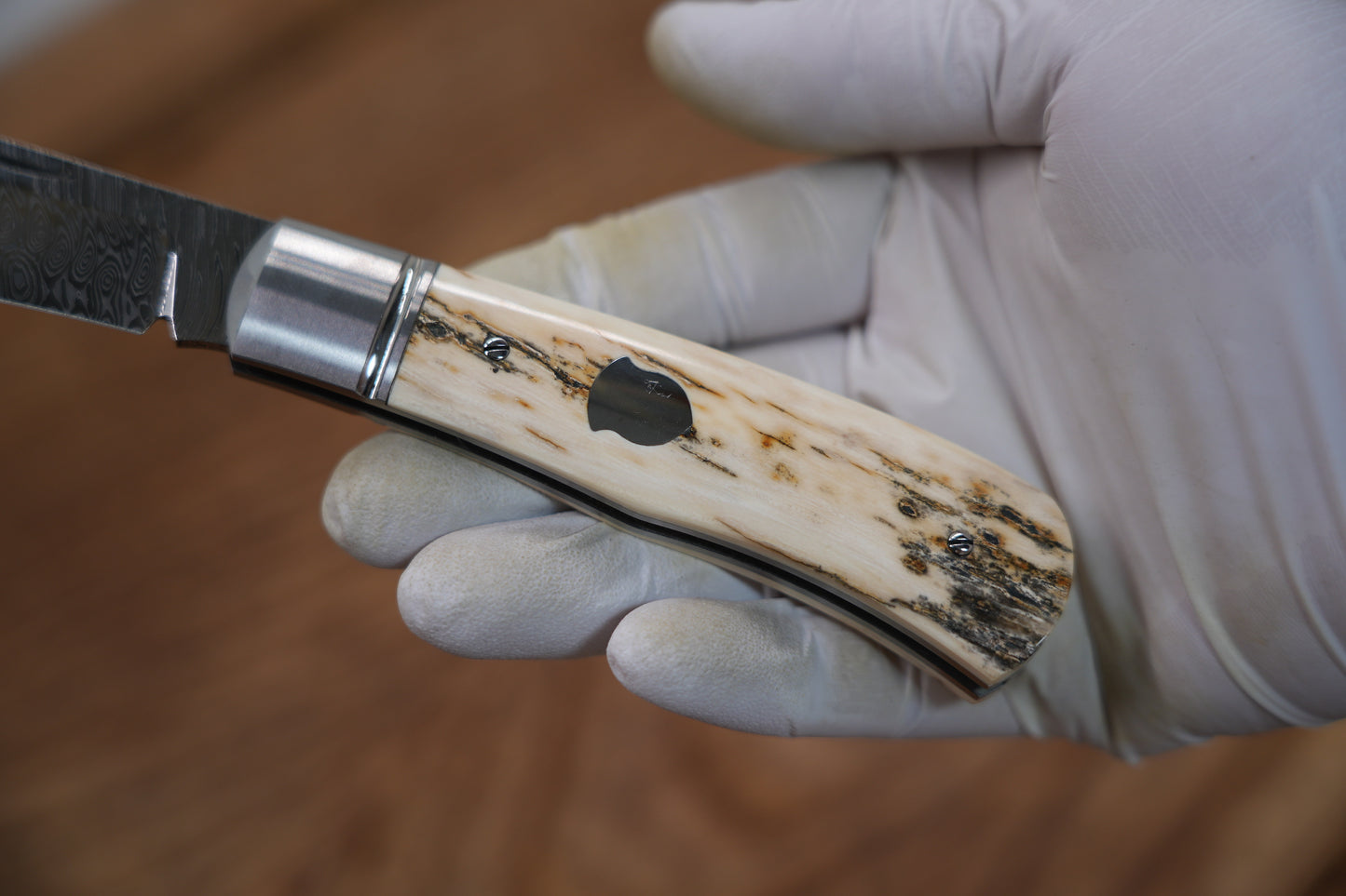 North Mountain Lanny Mammoth Damascus Pocket Knife