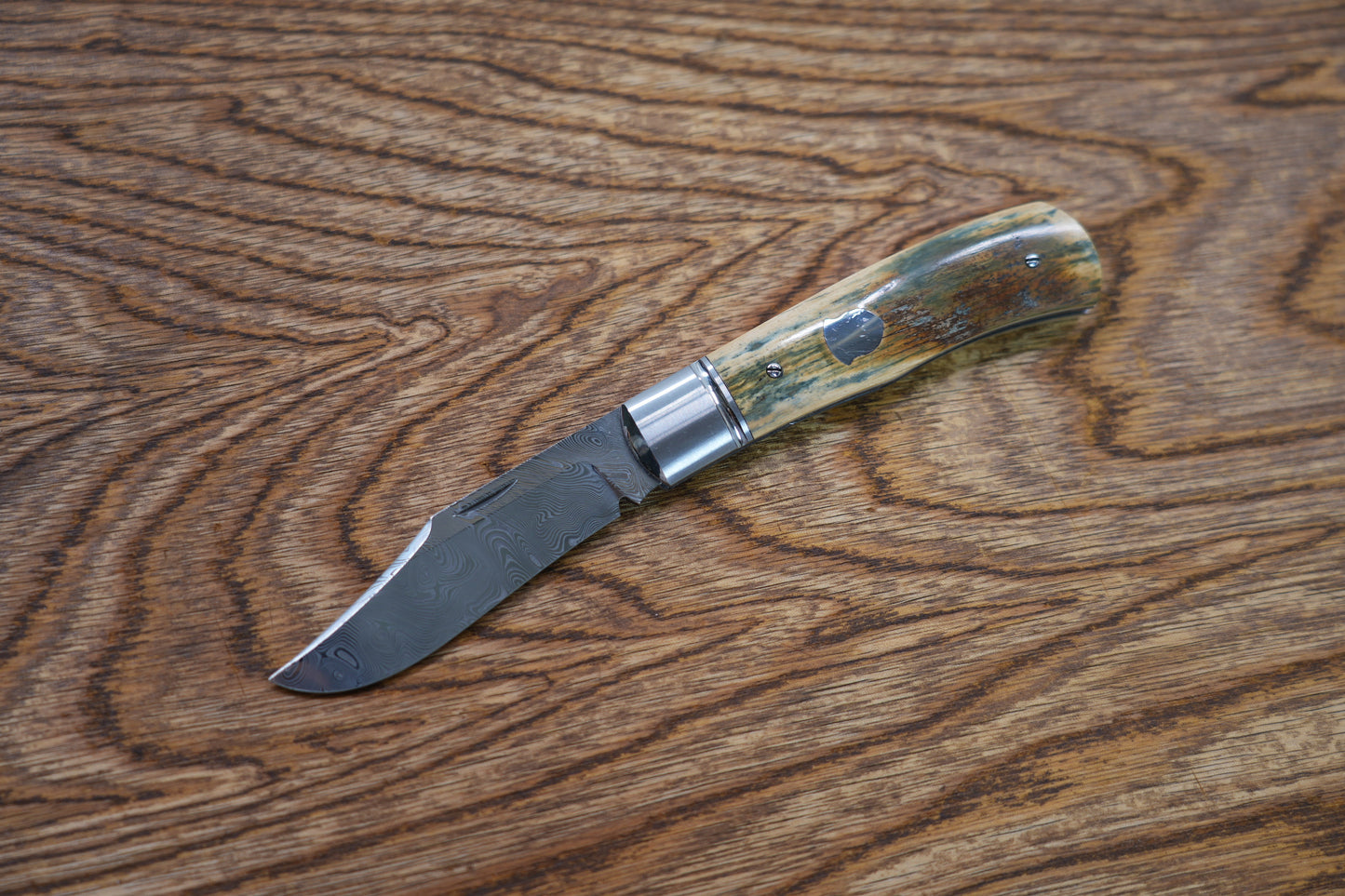 Navaja de bolsillo North Mountain Lanny Mammoth Damascus