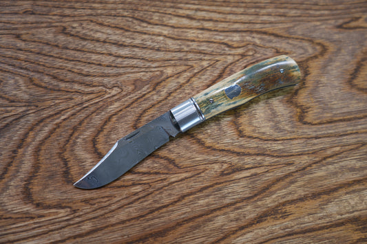 North Mountain Lanny Mammoth Damascus Pocket Knife