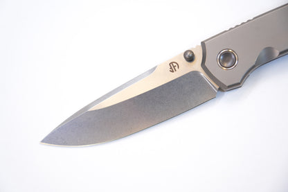 new "Ultra" Titanium handle Pocket Knife Quick-Open Design