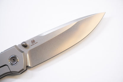 new "Ultra" Titanium handle Pocket Knife Quick-Open Design