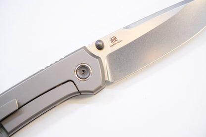 new "Ultra" Titanium handle Pocket Knife Quick-Open Design