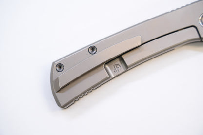 new "Ultra" Titanium handle Pocket Knife Quick-Open Design
