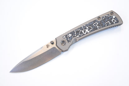 new "Ultra" Titanium handle ceramic carbon Pocket Knife Quick-Open Design