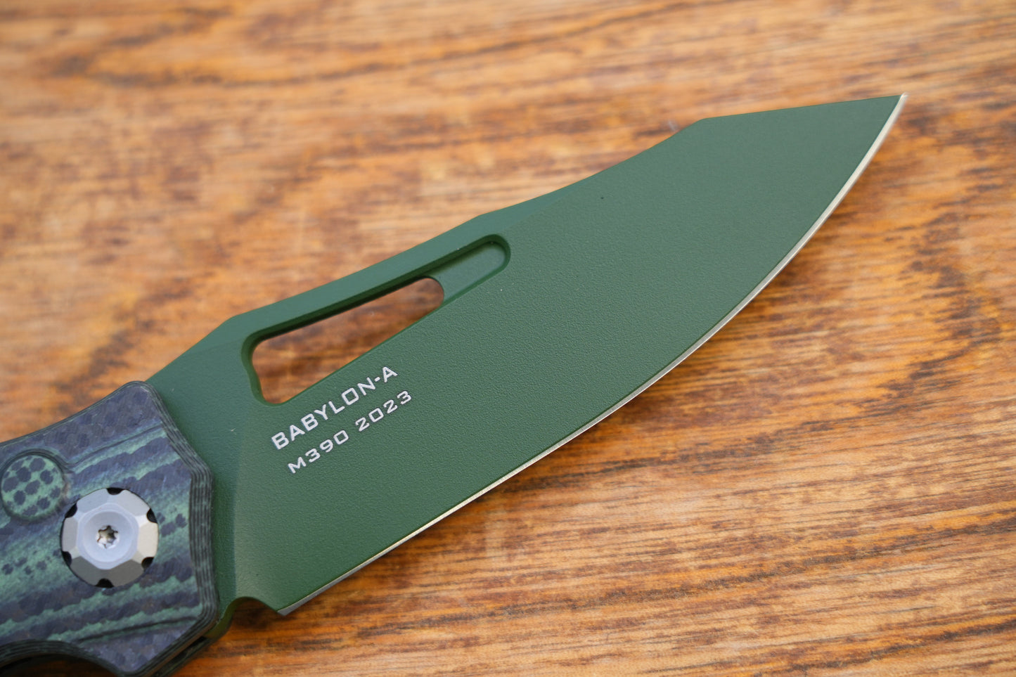 MAXACE knife Babylon-A cerakote coating m390