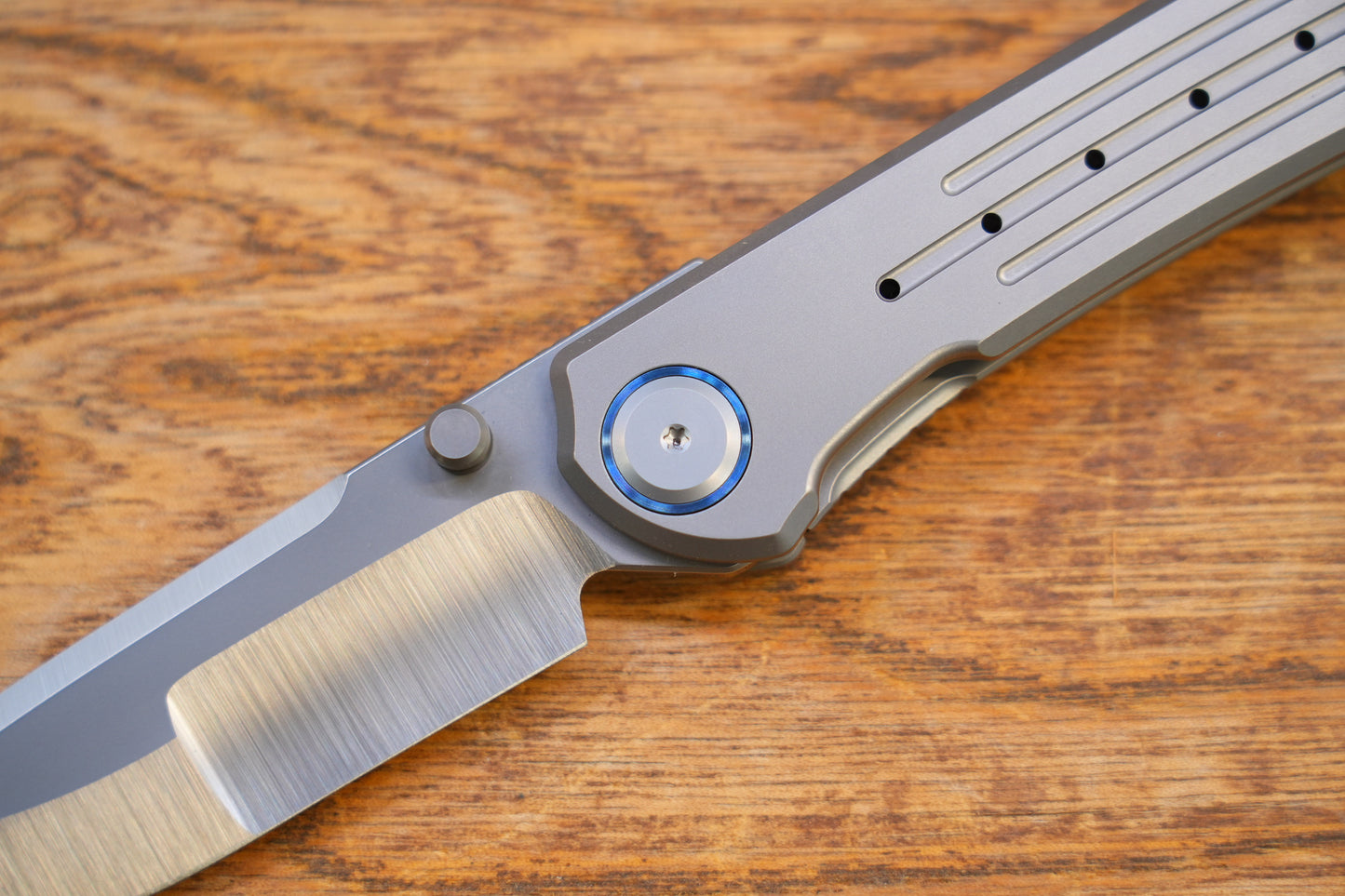 MAXACE knife PEREGRINE II M390 Titanium handle