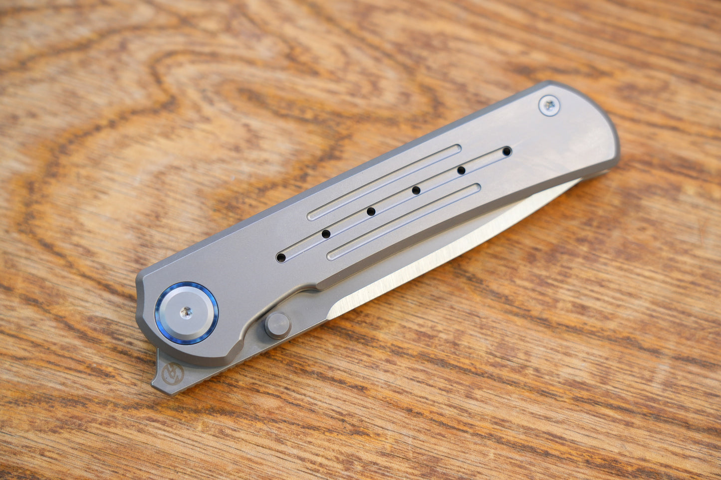 MAXACE knife PEREGRINE II M390 Titanium handle