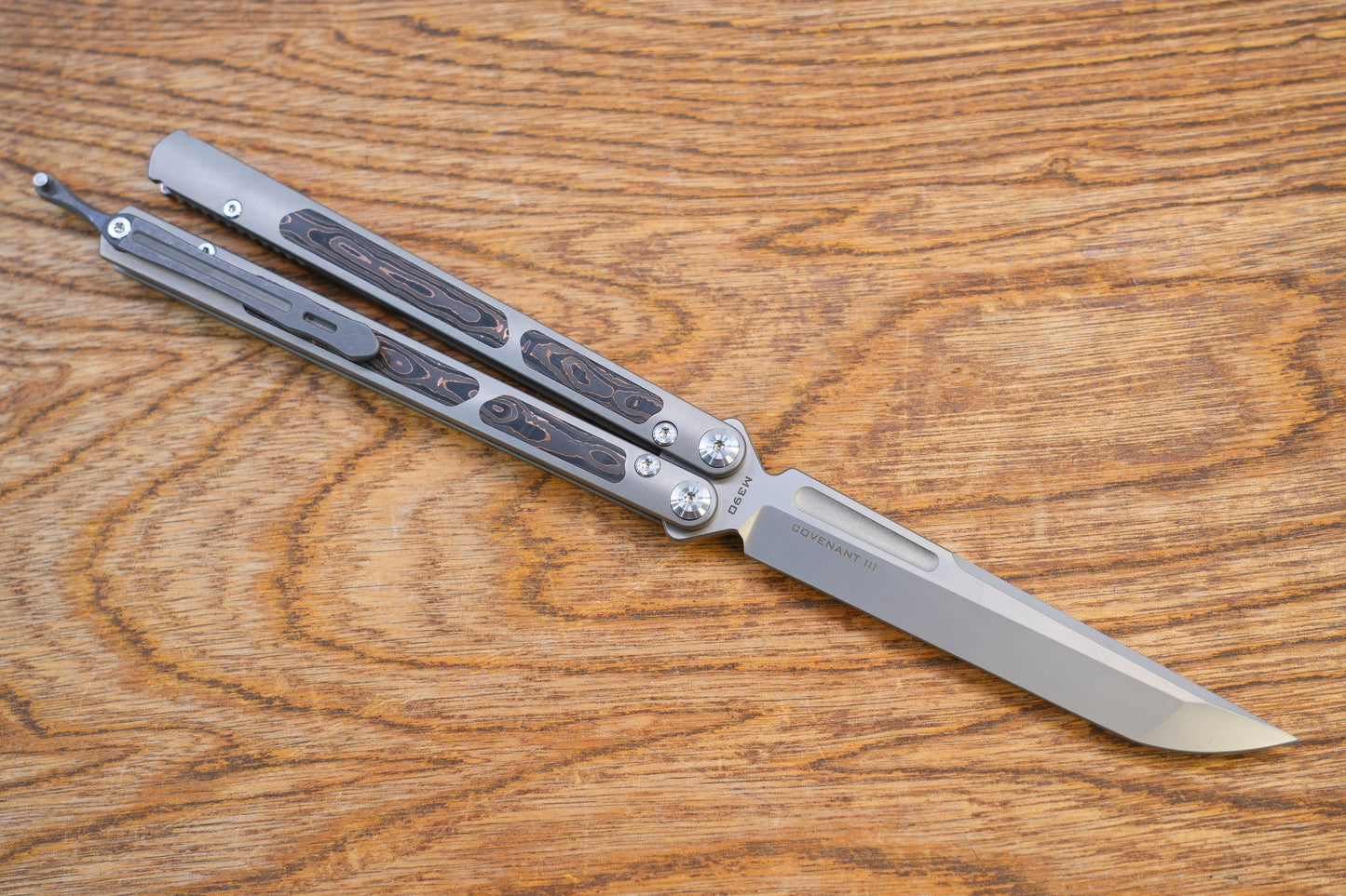 MAXACE Covenant M390 Titanium handle