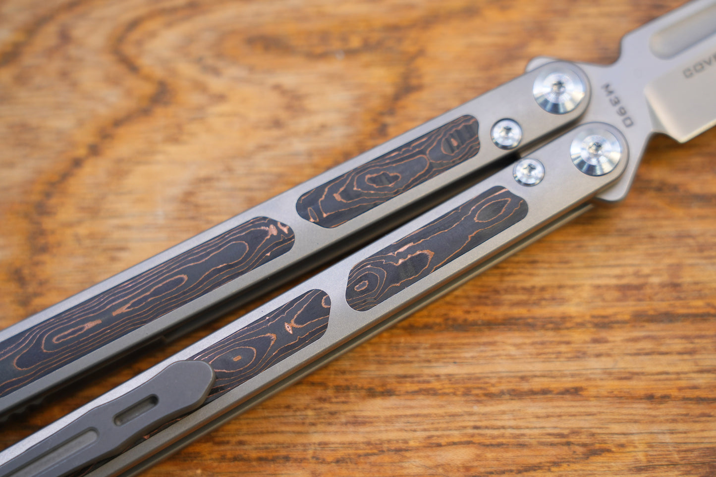 MAXACE Covenant M390 Titanium handle