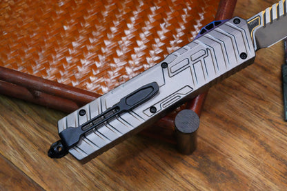 【GIANT】M390 steel DLC gold pattern double spring titanium push rod aluminum housing