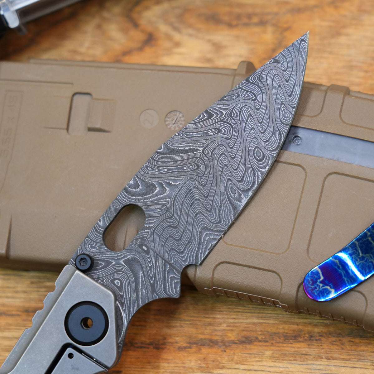custom BBNM Zircuti Damascus