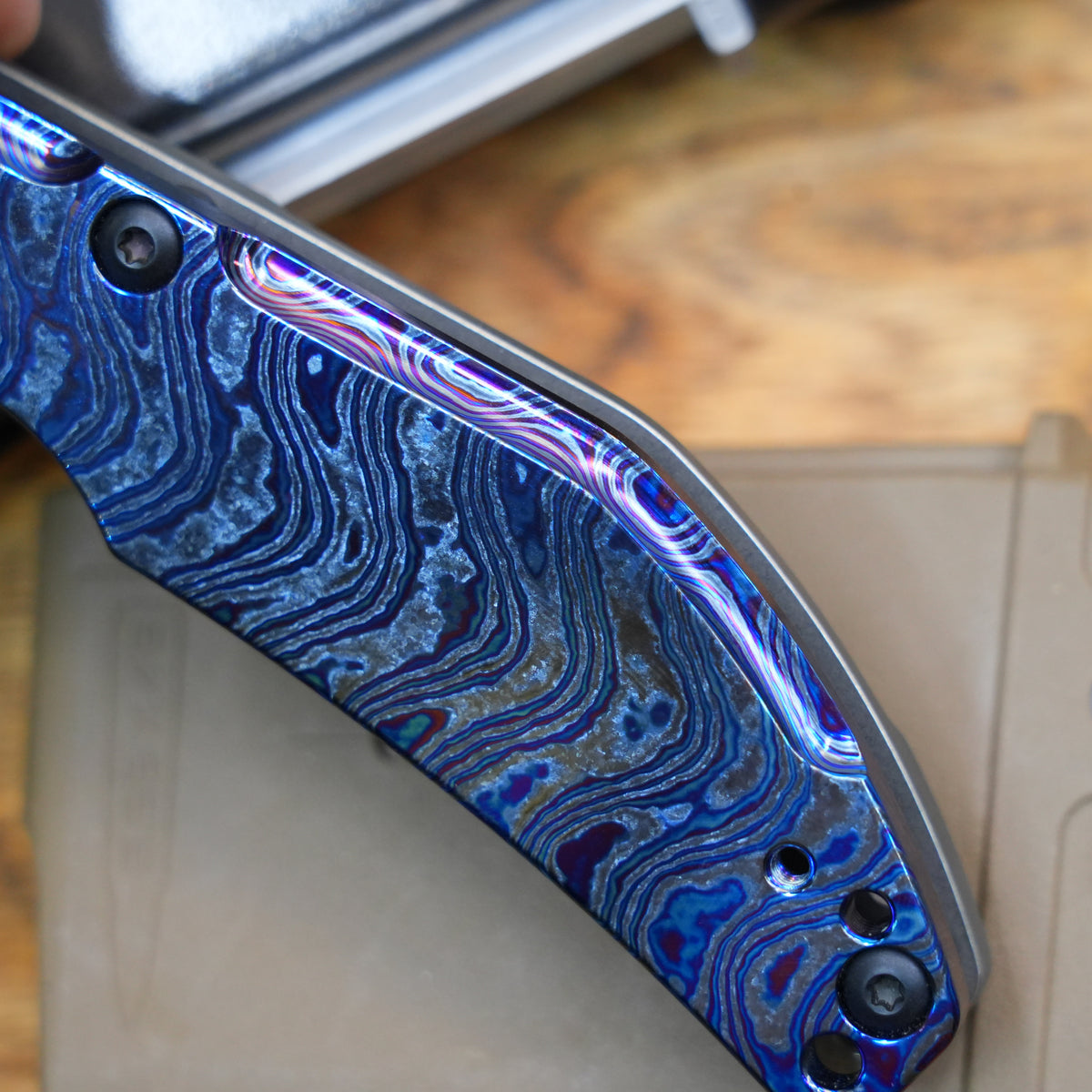 custom BBNM Zircuti Damascus