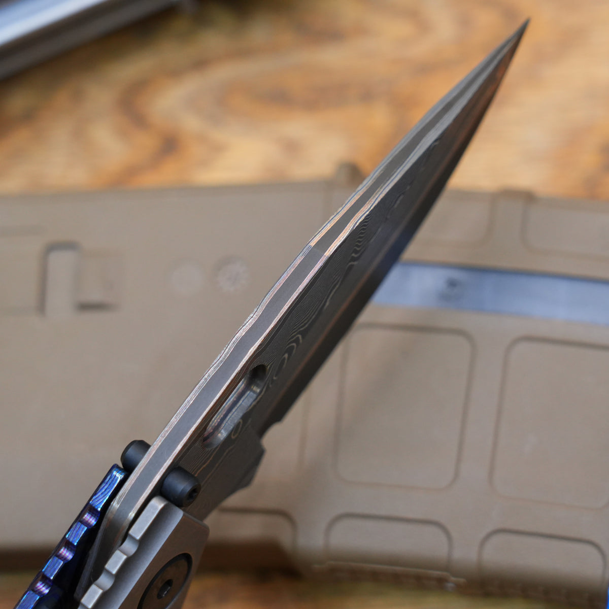 custom BBNM Zircuti Damascus